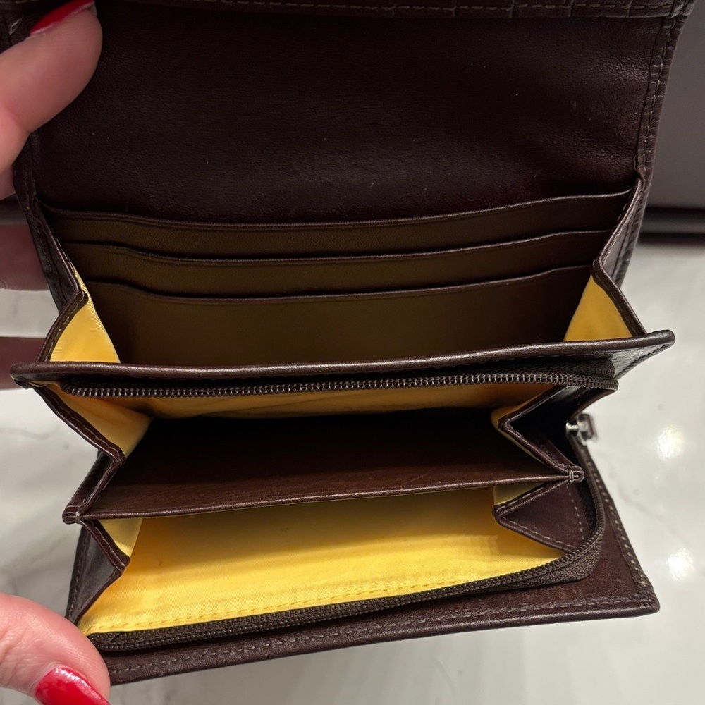 Coach Tan and Black Wallet - Picture 8 of 8